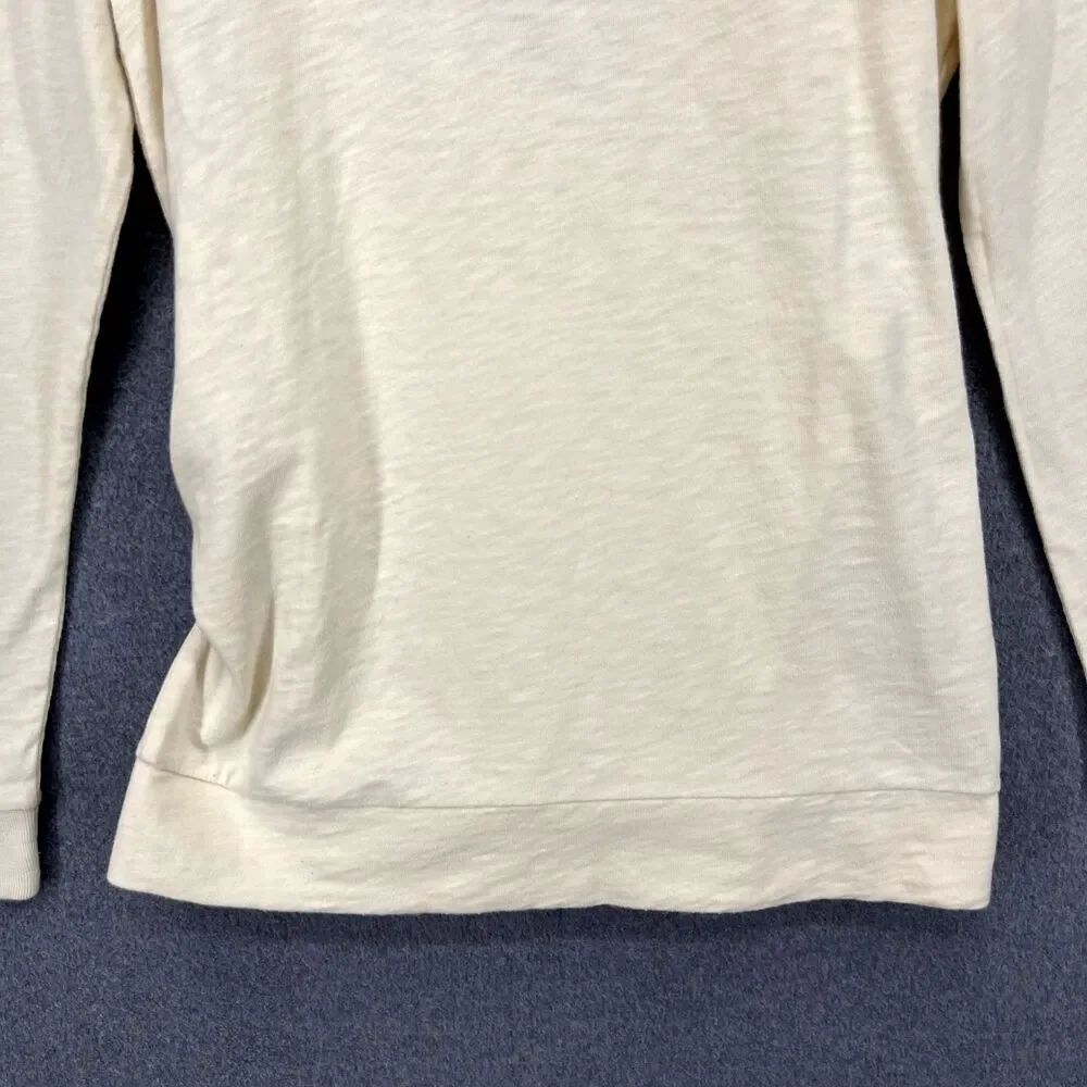 J.Crew Crewcuts Top Girls 12 pale‎ yellow long sleeve wrap tide T-shirt
